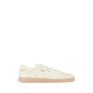Prada Men White Leather Sneakers